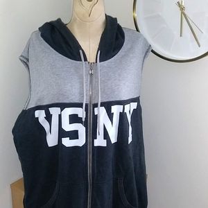 Victoria's Secret Sweatshirt Hooded Vest
